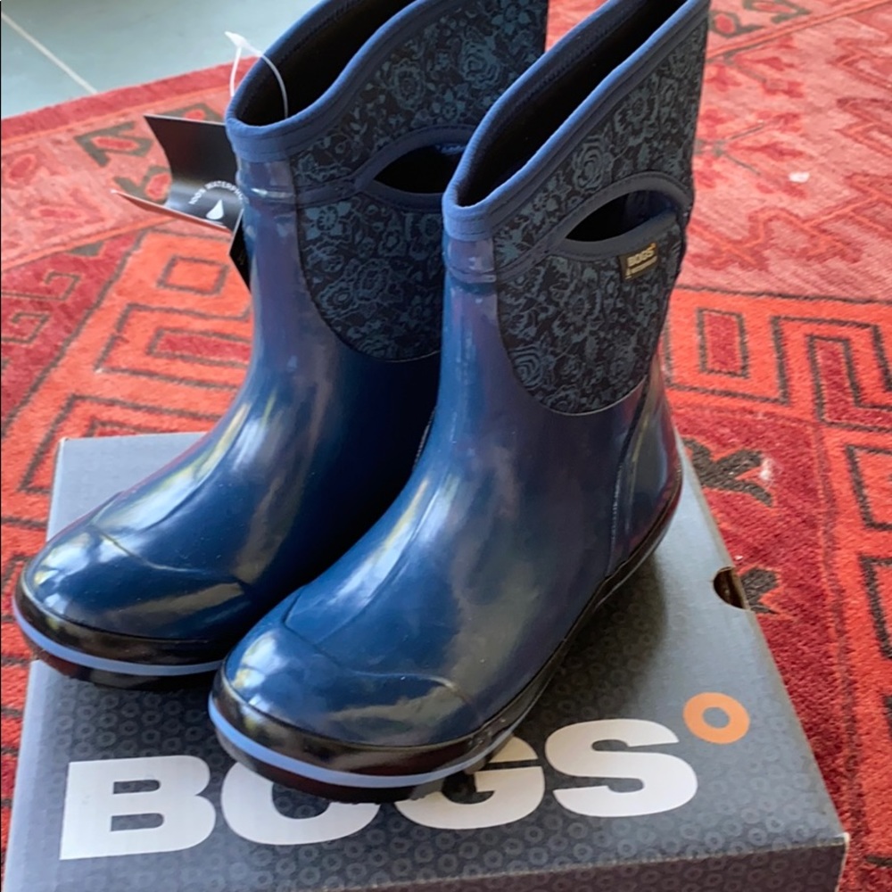 Blue Waterproof bogs